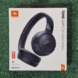 JBL Tune 520BT Bluetooth Headphones Men’s Black Over‑Ear Wireless